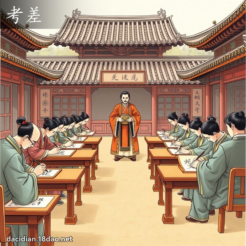 考差 - 国语大辞典配图