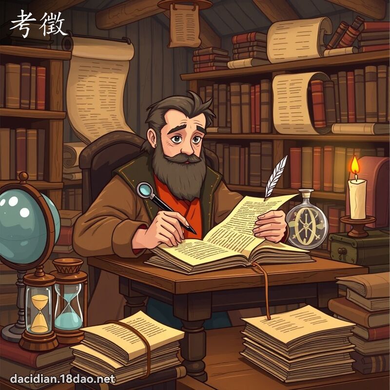 考徵 - 國語大辭典配圖