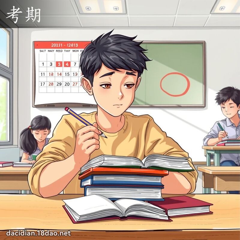 考期 - 国语大辞典配图
