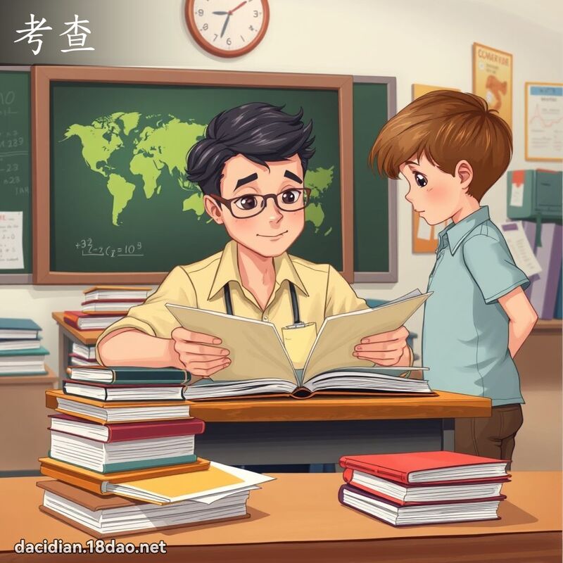 考查 - 國語大辭典配圖