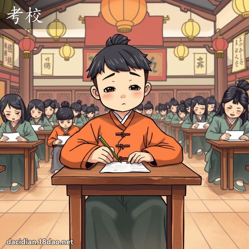 考校 - 國語大辭典配圖
