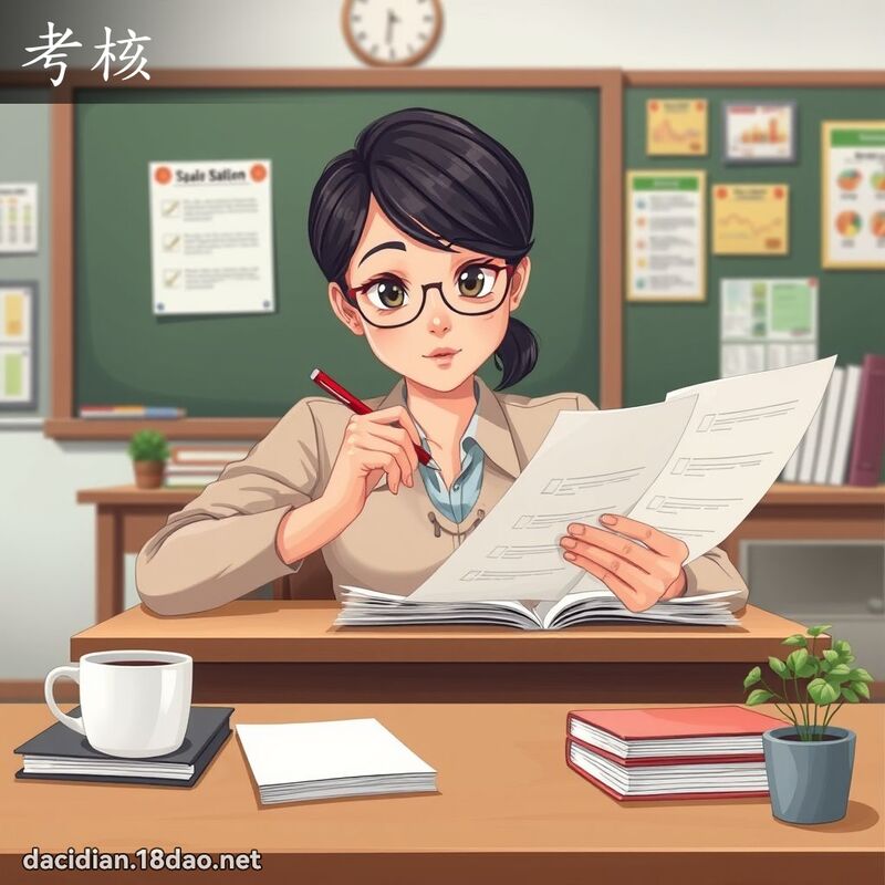 考核 - 國語大辭典配圖