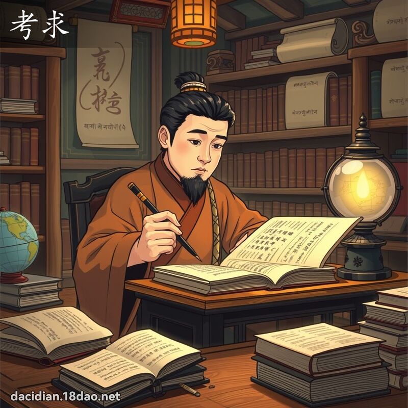 考求 - 国语大辞典配图