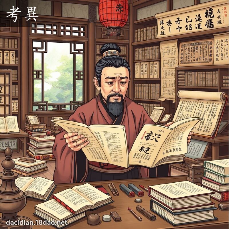 考异 - 国语大辞典配图