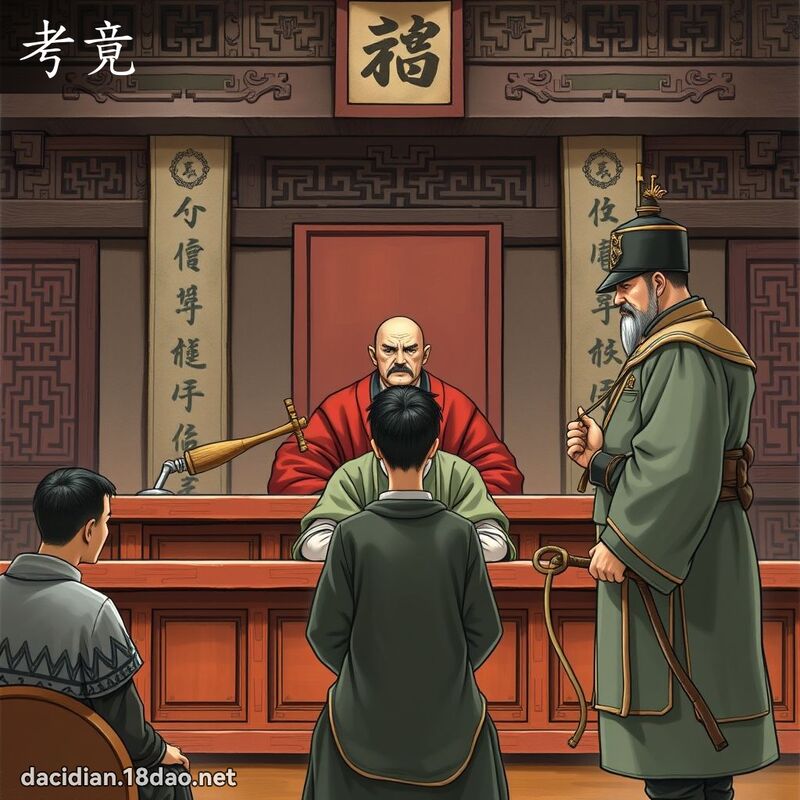 考竟 - 国语大辞典配图