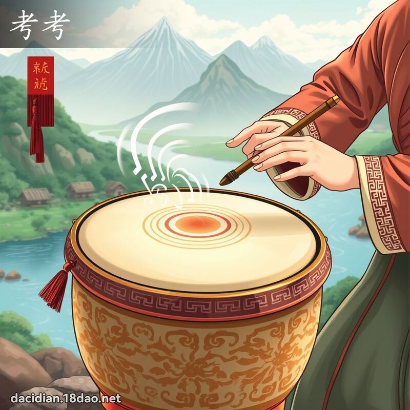考考 - 国语大辞典配图