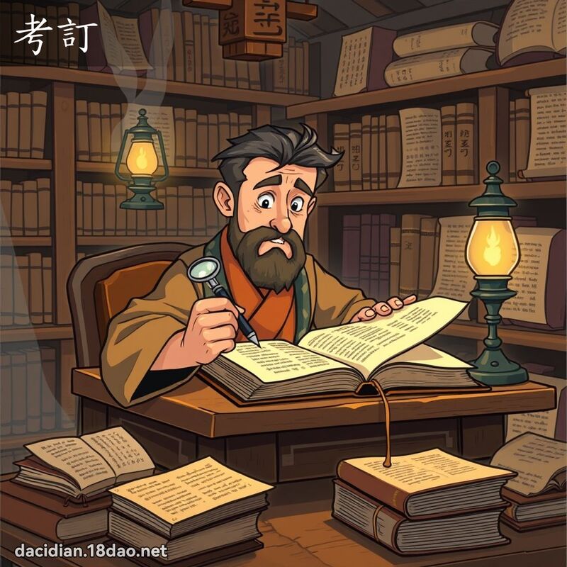考订 - 国语大辞典配图