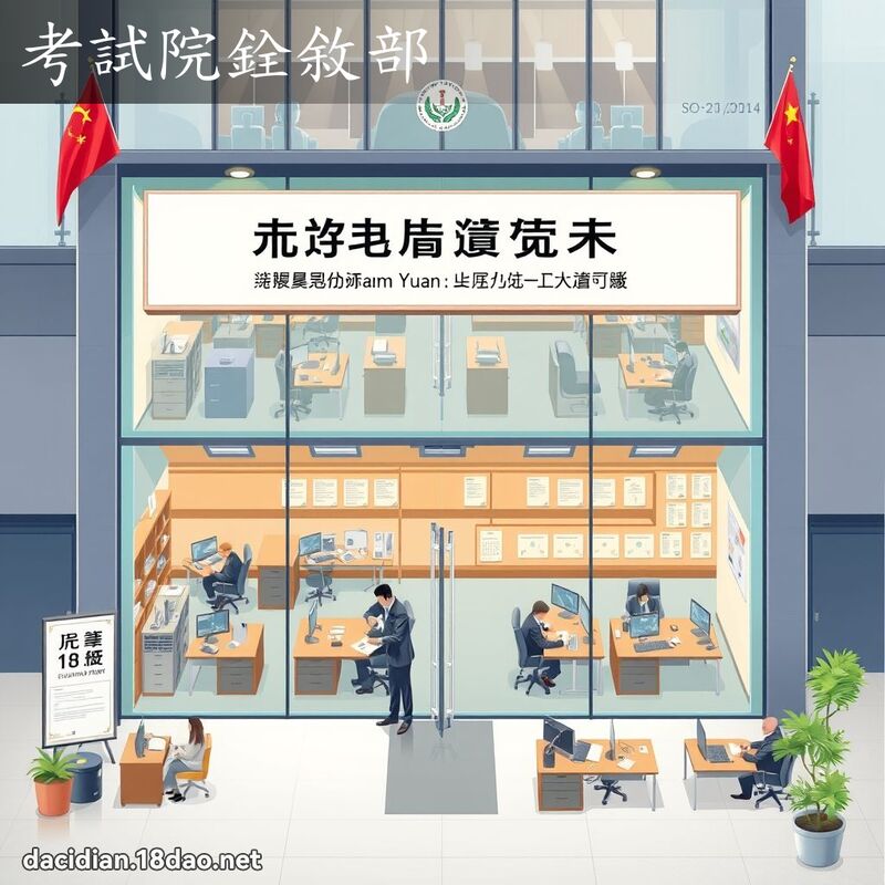 考試院銓敘部 - 國語大辭典配圖