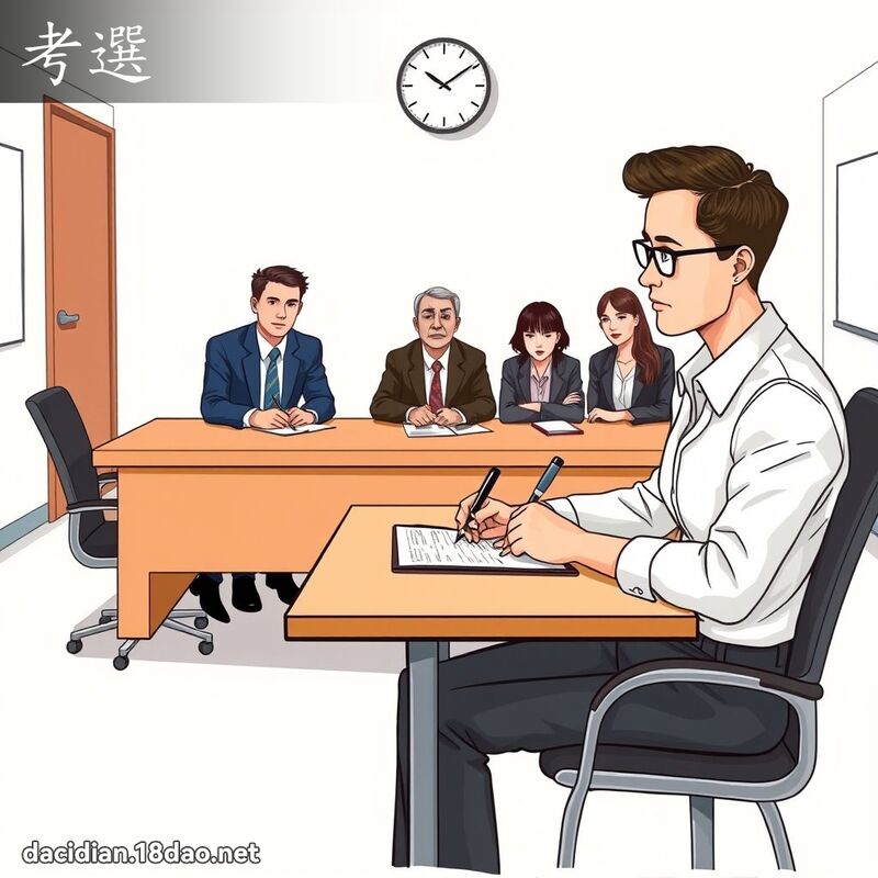 考選 - 國語大辭典配圖