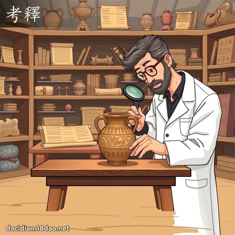 考释 - 国语大辞典配图