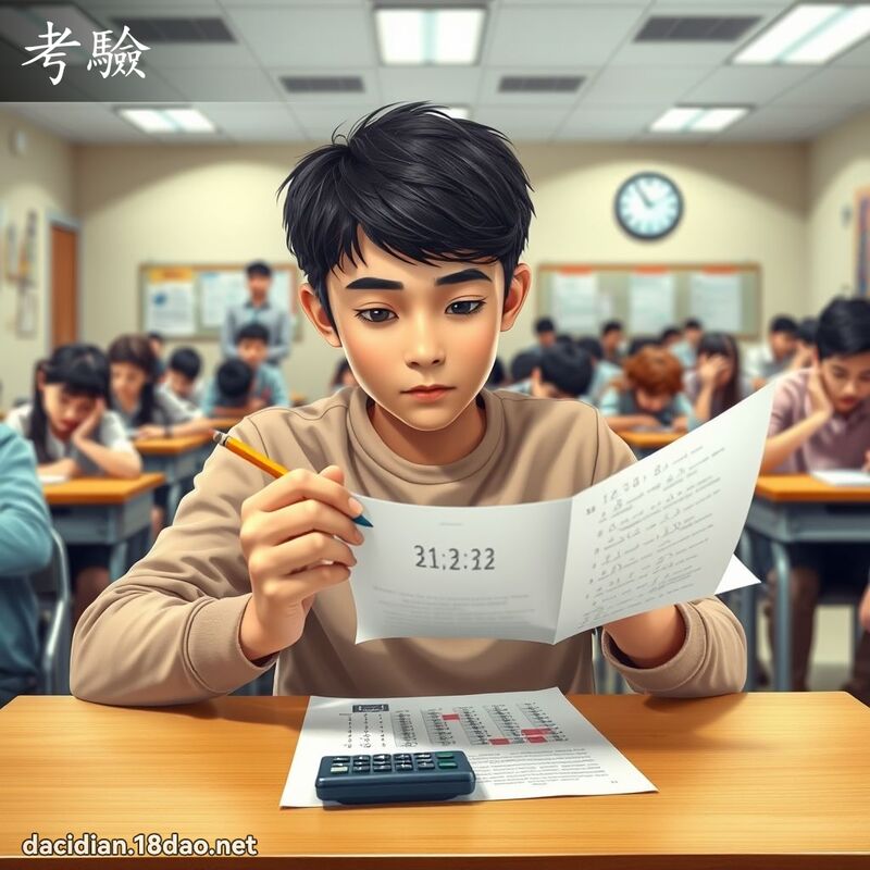 考验 - 国语大辞典配图