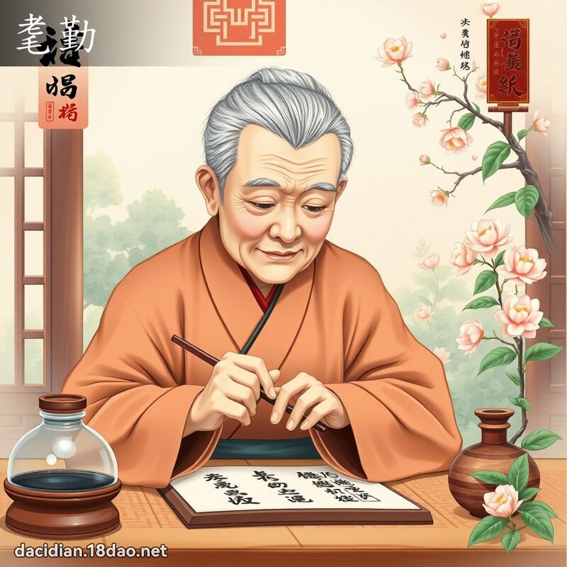 耄勤 - 国语大辞典配图