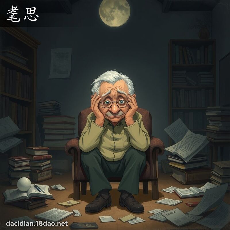 耄思 - 国语大辞典配图
