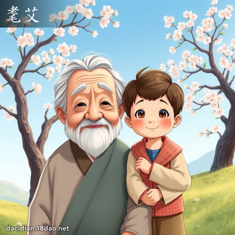 耄艾 - 國語大辭典配圖