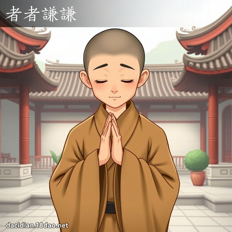 者者謙謙 - 國語大辭典配圖