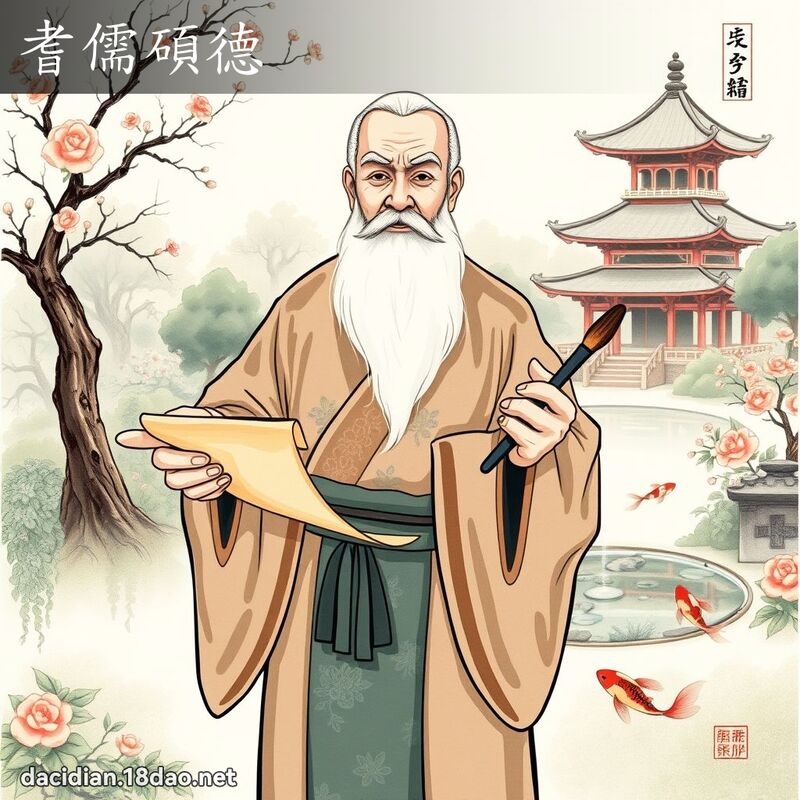 耆儒碩德 - 國語大辭典配圖