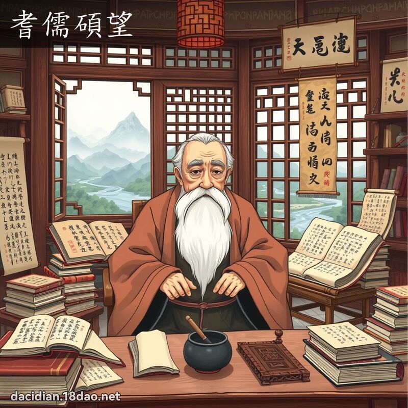 耆儒碩望 - 國語大辭典配圖