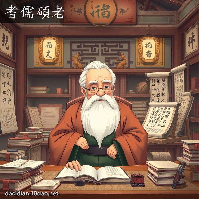 耆儒硕老 - 国语大辞典配图
