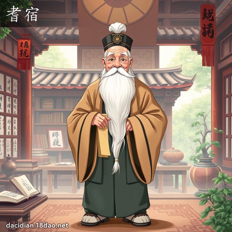 耆宿 - 国语大辞典配图
