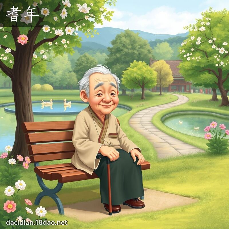 耆年 - 国语大辞典配图