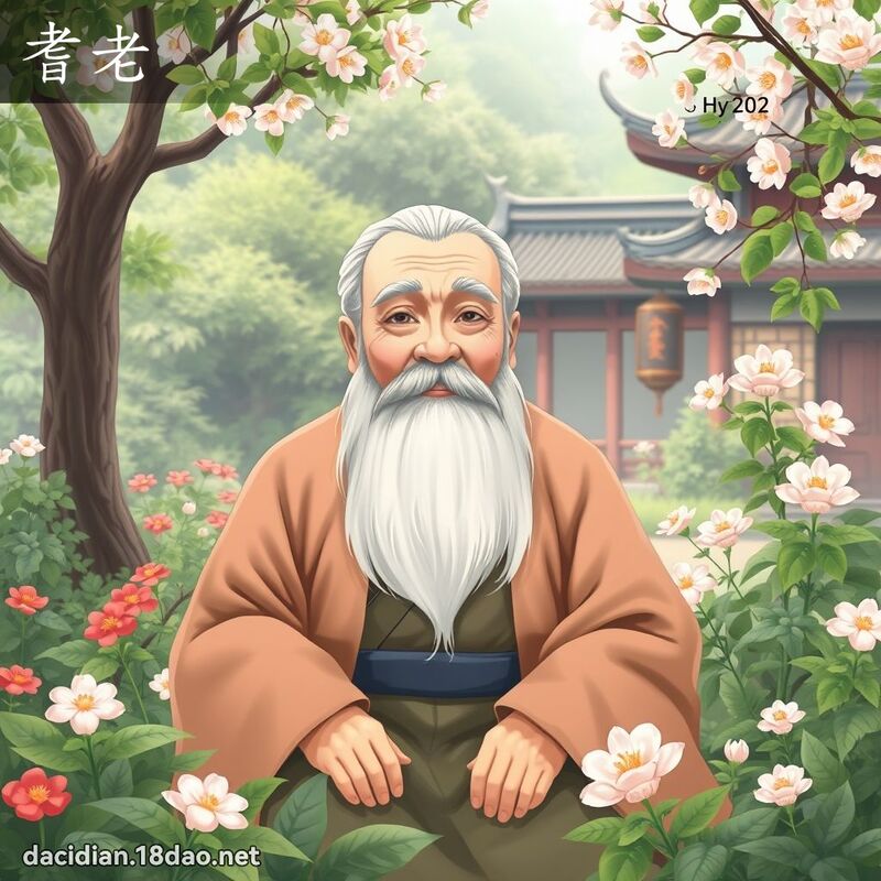 耆老 - 國語大辭典配圖