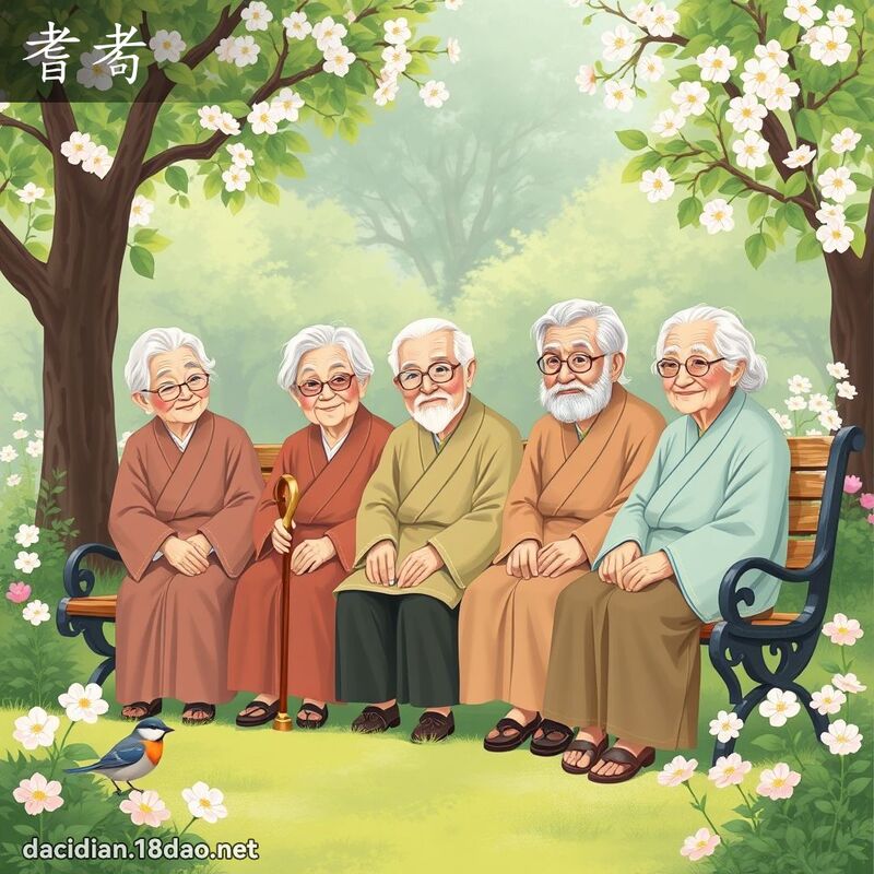 耆耇 - 國語大辭典配圖