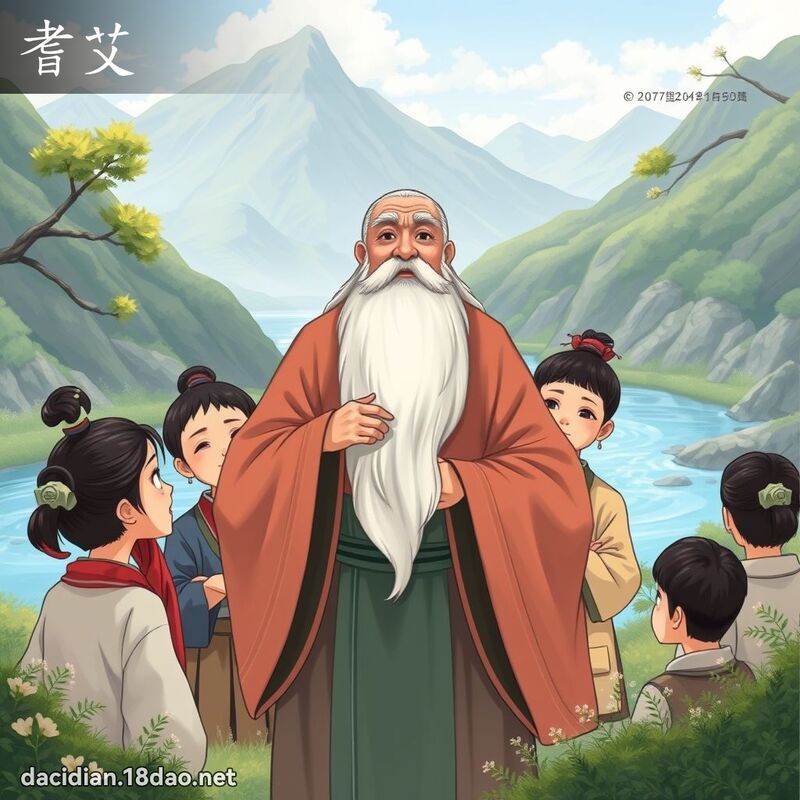 耆艾 - 国语大辞典配图