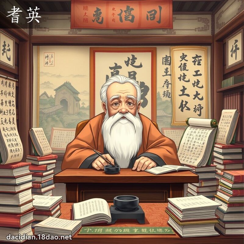 耆英 - 國語大辭典配圖