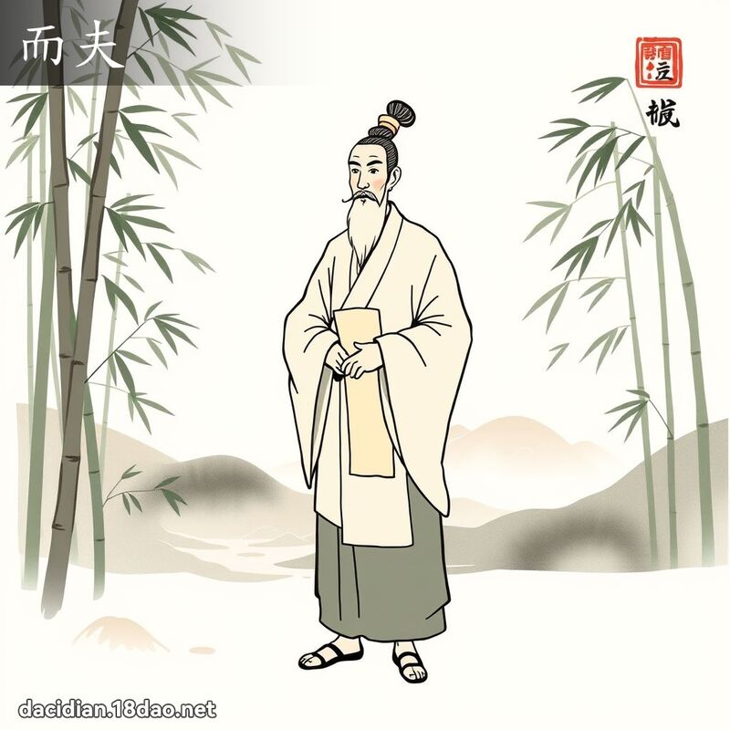 而夫 - 國語大辭典配圖