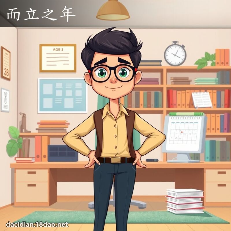 而立之年 - 国语大辞典配图
