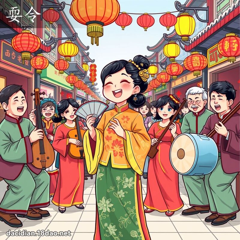 耍令 - 国语大辞典配图