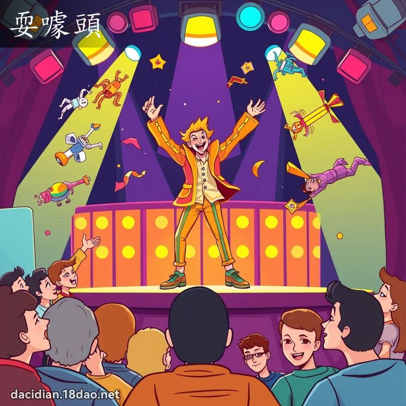 耍噱头 - 国语大辞典配图