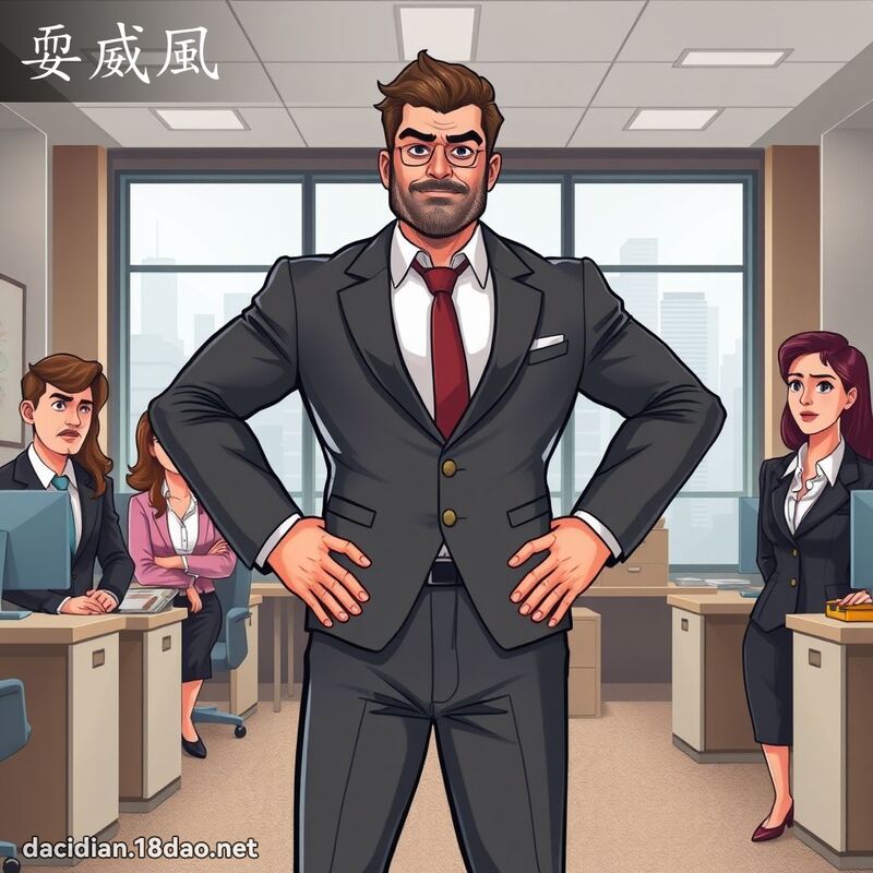 耍威风 - 国语大辞典配图