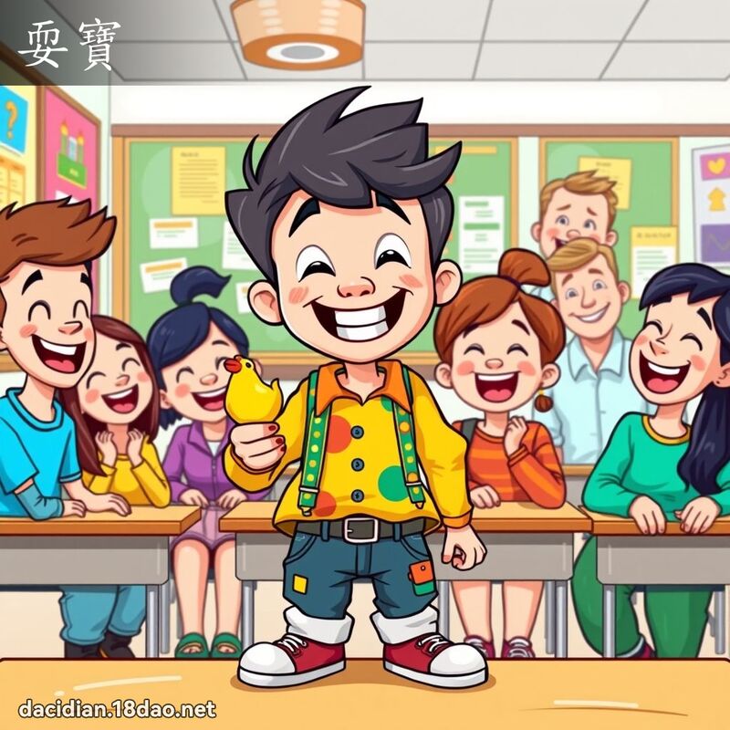 耍寶 - 國語大辭典配圖