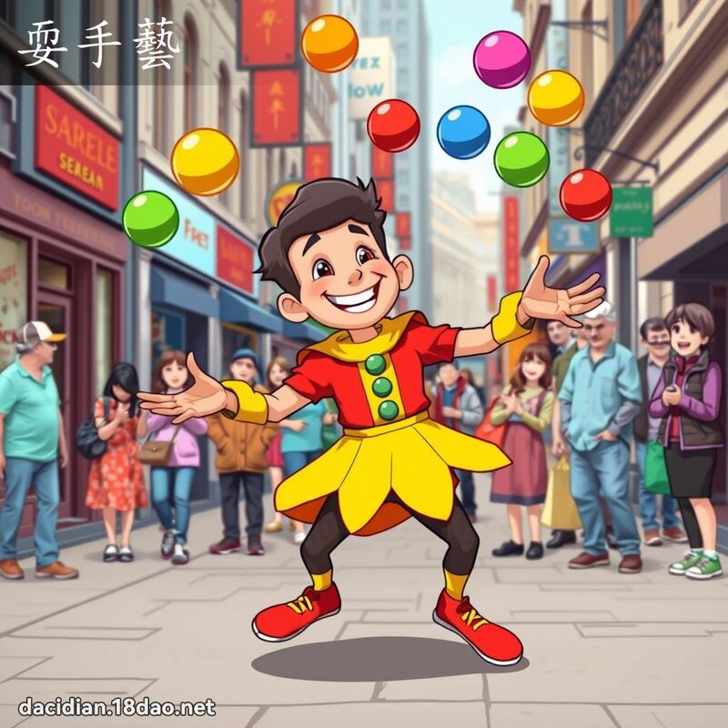 耍手藝 - 國語大辭典配圖