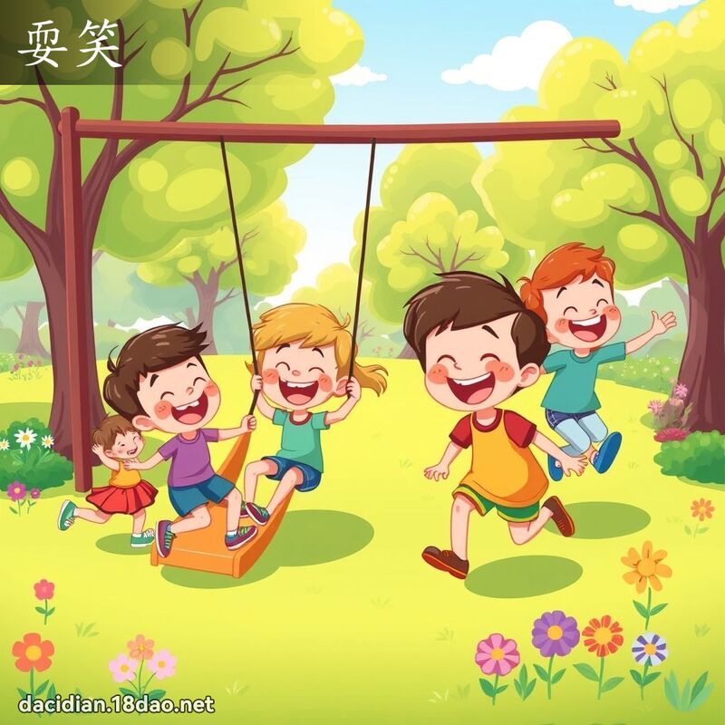 耍笑 - 国语大辞典配图