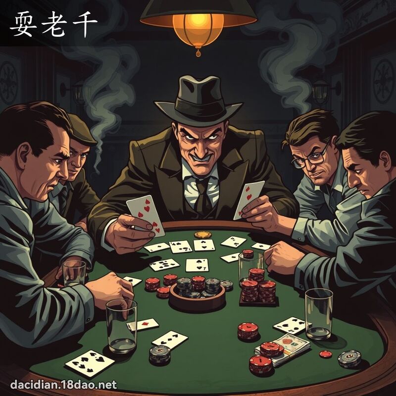 耍老千 - 國語大辭典配圖