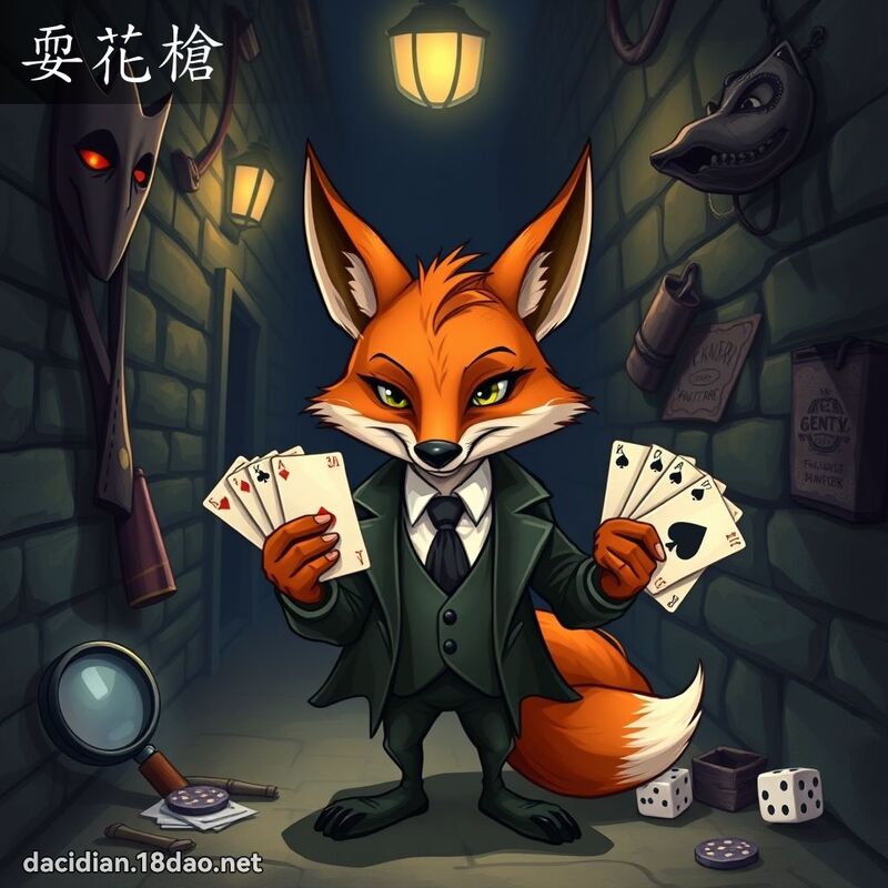 耍花枪 - 国语大辞典配图