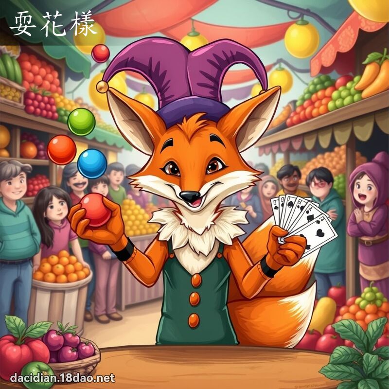 耍花樣 - 國語大辭典配圖