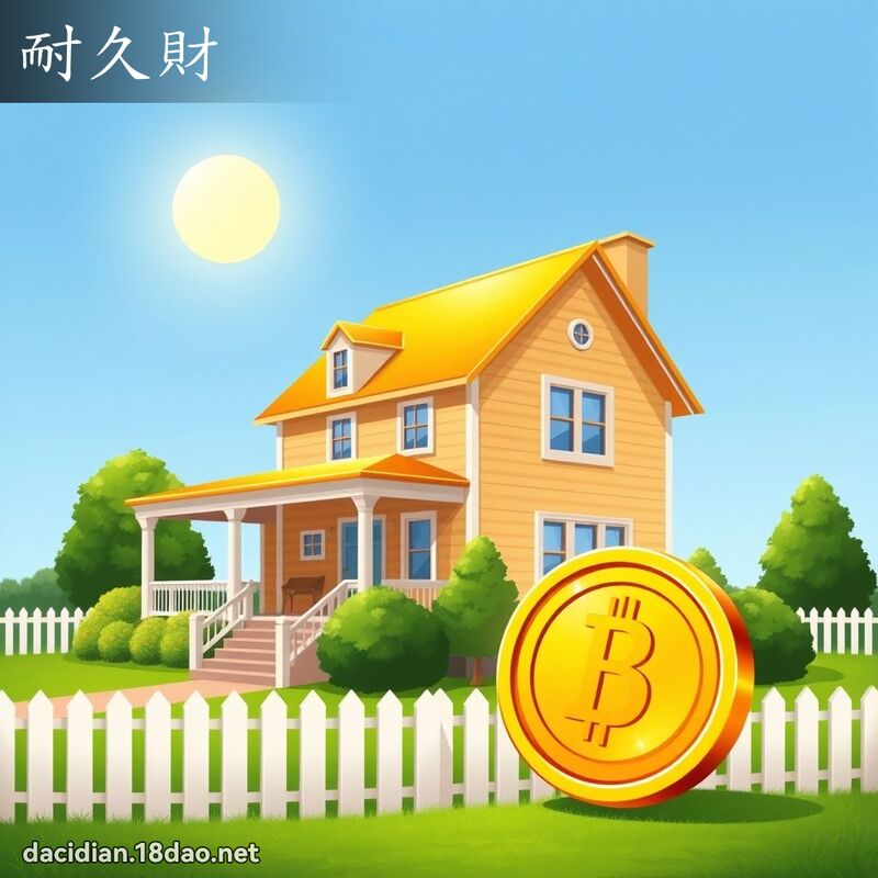 耐久财 - 国语大辞典配图