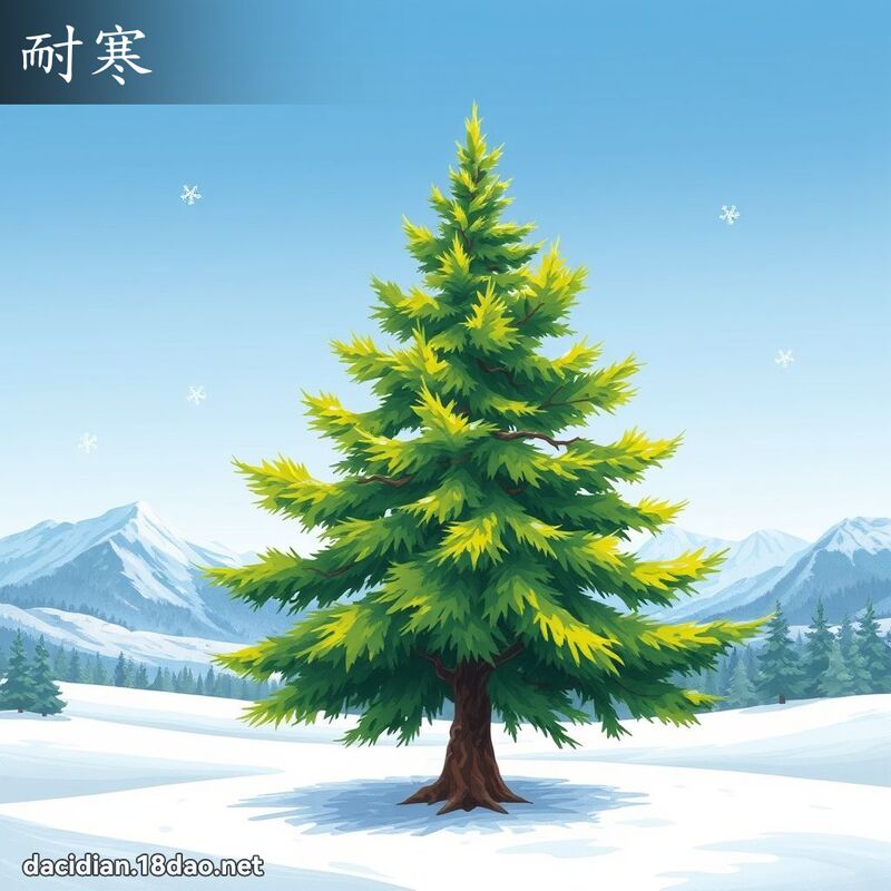 耐寒 - 國語大辭典配圖
