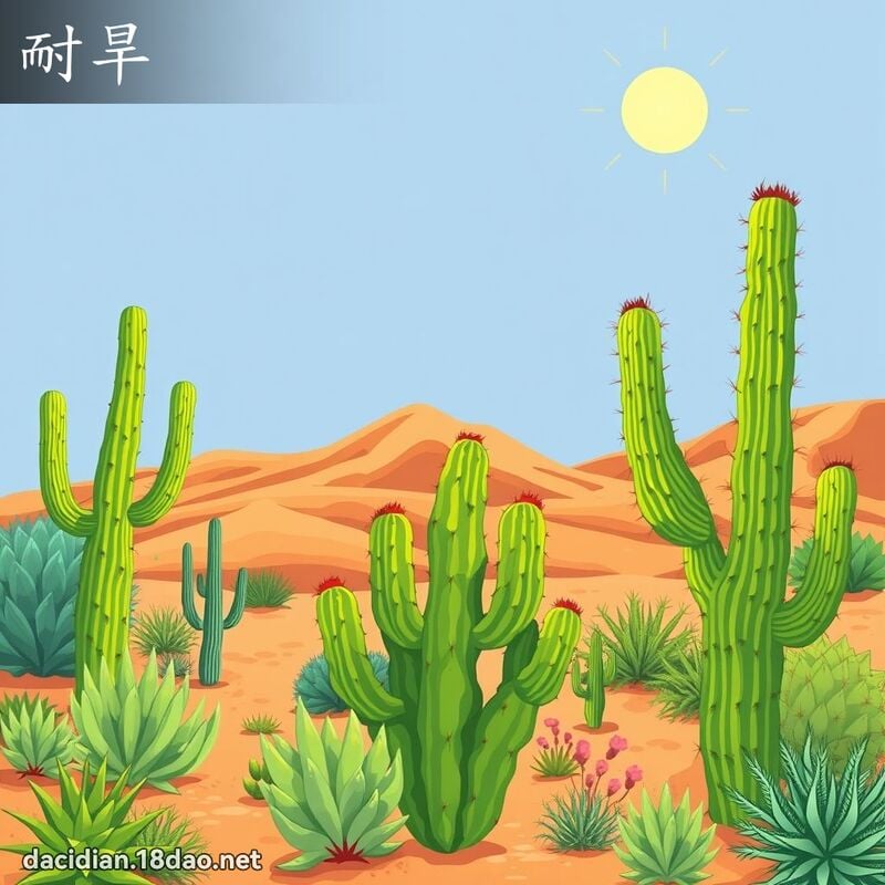 耐旱 - 國語大辭典配圖