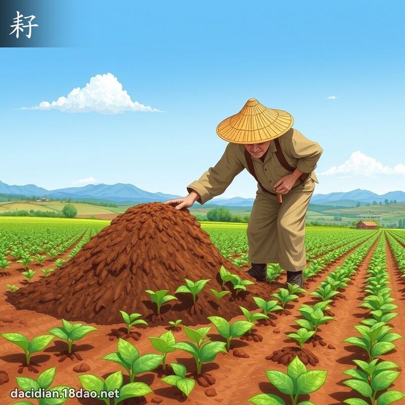 耔 - 國語大辭典配圖