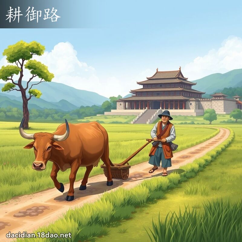 耕御路 - 國語大辭典配圖