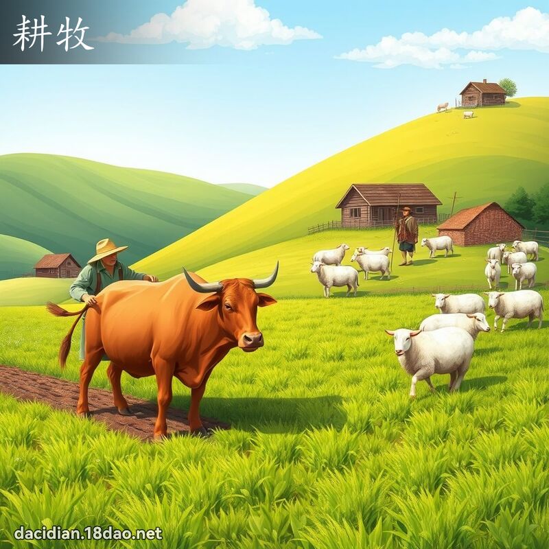 耕牧 - 国语大辞典配图