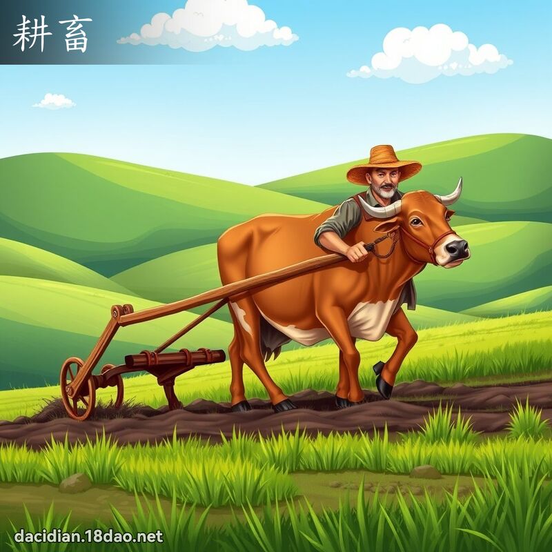 耕畜 - 國語大辭典配圖
