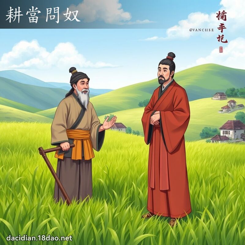 耕当问奴 - 国语大辞典配图