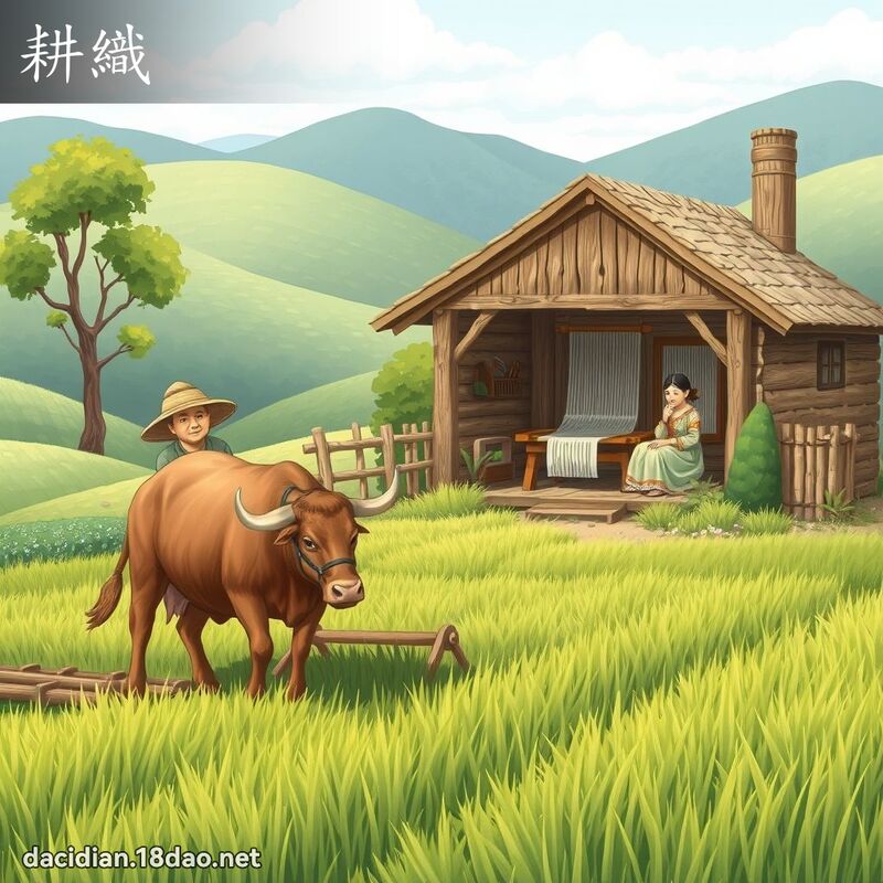 耕織 - 國語大辭典配圖