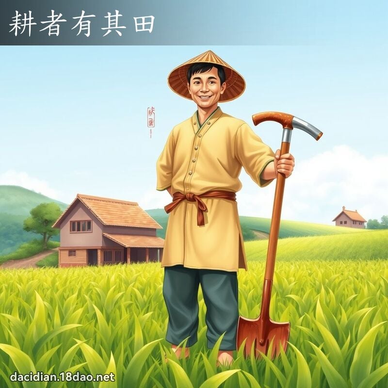 耕者有其田 - 國語大辭典配圖