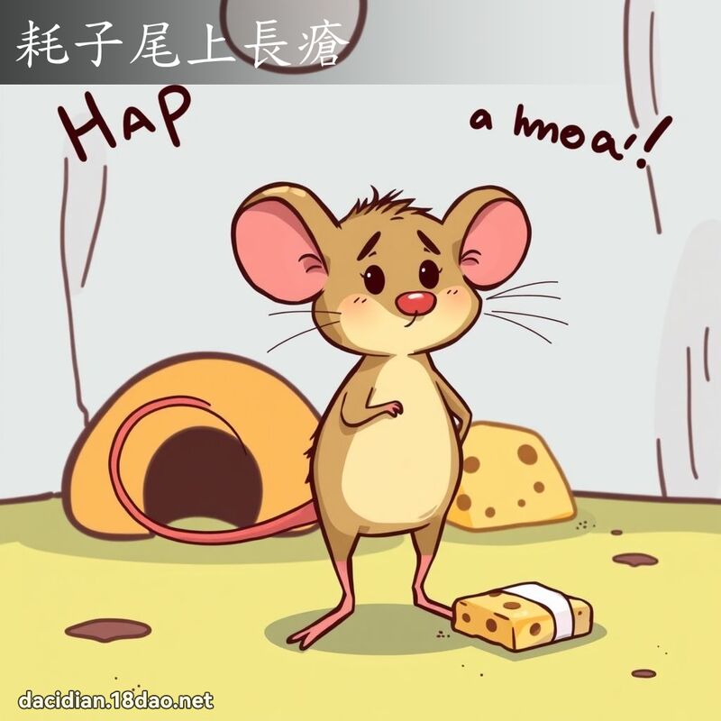 耗子尾上長瘡 - 國語大辭典配圖